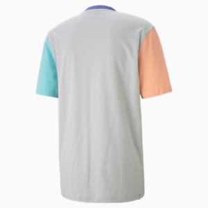 Downtown Pocket Men's Relaxed T-shirt, Gray Violet