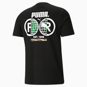 PUMA International Men's  T-shirt, Puma Black