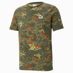 Classics Graphic Printed Men's  T-shirt, Forest Night