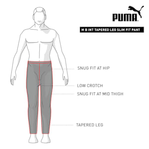 Scuderia Ferrari Style Slim Men's Slim SweatPants, Puma Black