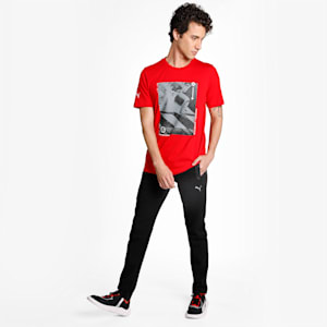 Scuderia Ferrari Style Slim Men's Slim SweatPants, Puma Black