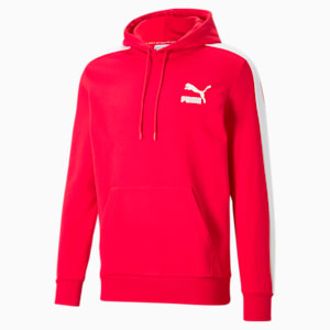 Iconic T7 Men's Hoodie, High Risk Red