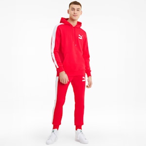 Iconic T7 Men's Hoodie, High Risk Red