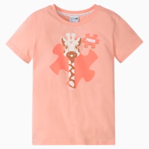 Paw Advanced Kids'  T-shirt, Apricot Blush