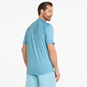 EGW CLOUDSPUN Mat Henley Men's Golf Polo Shirt, Dusty Aqua