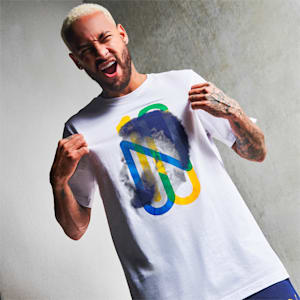 Neymar Jr. Hero Men's T-Shirt, Puma White