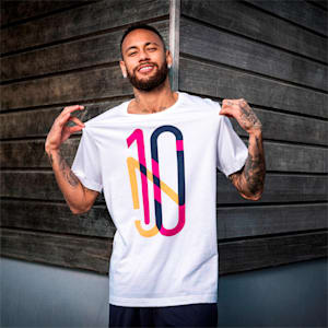 Neymar Jr. Graphic Men's Flare T-Shirt, Puma White