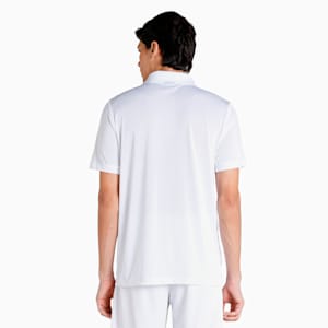 CR Team Men's Regular Fit Cricket Polo, Puma White, extralarge-IND