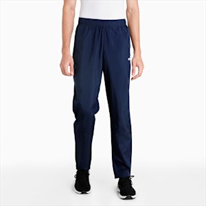 Men's Regular Fit Woven Cricket Trackpants, Peacoat, extralarge-IND