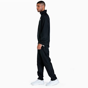 PUMA Basic Men's Cricket Track Suit, PUMA Black-PUMA White, extralarge-IND
