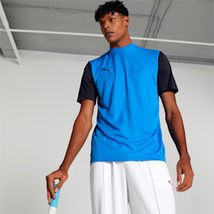 CR Team Men's Cricket T-shirt, Ultra Blue-PUMA Navy, extralarge-IND