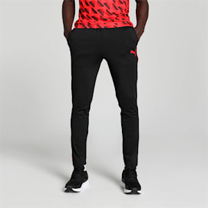 Cricket Teams Men's Training Pants, PUMA Black-High Risk Red, extralarge-IND