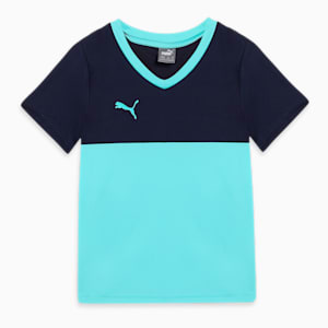 Cricket Teams Youth Tee, Elektro Aqua, extralarge-IND