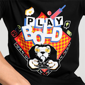 PUMA x Royal Challengers Bangalore Arcade Men's T-Shirt, PUMA Black