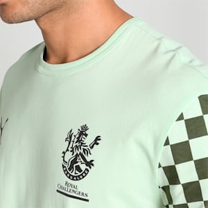 PUMA x Royal Challengers Bangalore Arcade Men's T-Shirt, Light Mint-PUMA Black