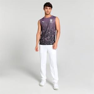 PUMA x Royal Challengers Bangalore Arcade Men's Regular Fit Tank, Purple Charcoal, extralarge-IND