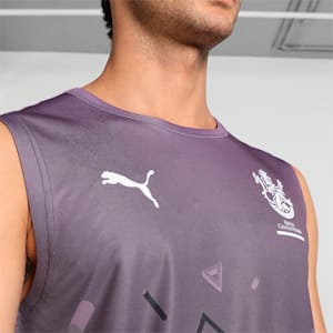 PUMA x Royal Challengers Bangalore Arcade Men's Regular Fit Tank, Purple Charcoal, extralarge-IND