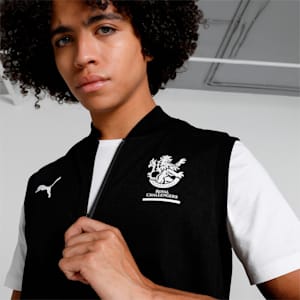 PUMA x Royal Challengers Bangalore Arcade Men's Sleeveless Jacket, PUMA Black, extralarge-IND