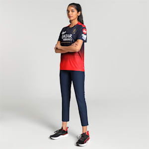 Royal Challengers Bangalore 2023 Women's Replica Jersey, Navy Blazer-Flame Scarlet, extralarge-IND