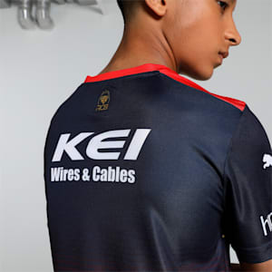 Royal Challengers Bangalore 2023 Youth Replica Jersey, Navy Blazer-Flame Scarlet