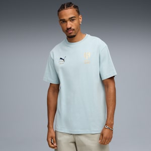 KIDSUPER x AL-HILAL SFC Graphic Tee Men, Frosted Dew, extralarge