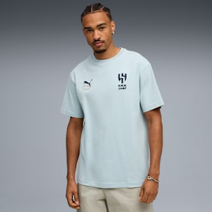 Playera estampada para hombre KIDSUPER x AL-HILAL SFC, Frosted Dew, extralarge