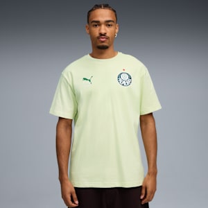 PUMA X KIDSUPER Men Cotton Graphic Football T-shirt, Green Illusion-Vine, extralarge-IND