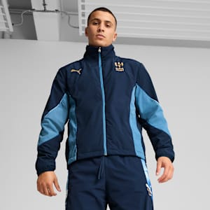 Chamarra reversible KID SUPER x AL-HILAL SFC para hombre, Club Navy-PUMA Gold, extralarge