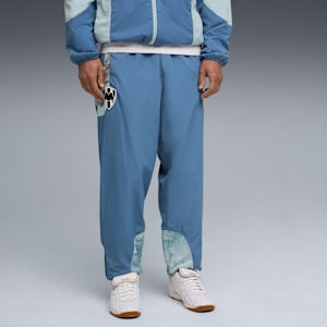 PUMA X KIDSUPER Men's Relaxed Fit Travel Pant, Blue Horizon-Electro Royal, extralarge-IND