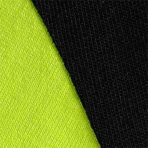 PUMA x DC Men's Graphic Relaxed Fit Cricket Tee, PUMA Black-Lime Smash-PUMA White, extralarge-IND