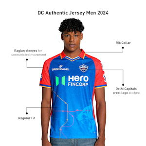 PUMA x DC 2024 Men's Official Match Jersey, For All Time Red-Strong Blue, extralarge-IND