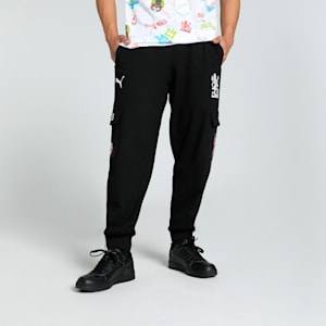 PUMA x RCB Men's Graphic Pants, PUMA Black, extralarge-IND