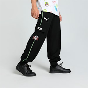 PUMA x RCB Men's Graphic Pants, PUMA Black, extralarge-IND