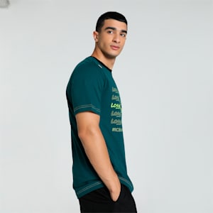 PUMA x RCB Men's Athleisure Tee, Deep Teal, extralarge-IND