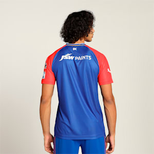 DC 2024 Replica Men's Cricket Jersey, For All Time Red-Strong Blue, extralarge-IND