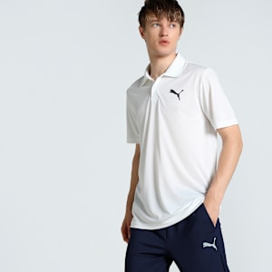 Performance Men's Polo, Puma White, extralarge-IND