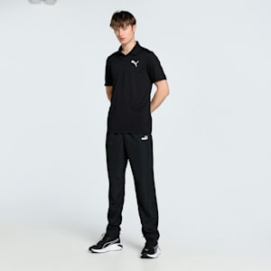 Cricket Team Men's Polo, Puma Black, extralarge-IND