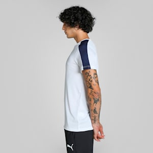Teams Cricket Men's Slim Fit Tee, Puma White-Peacoat, extralarge-IND