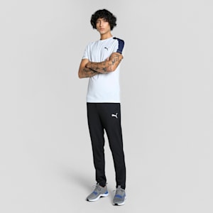 Teams Cricket Men's Slim Fit Tee, Puma White-Peacoat, extralarge-IND