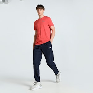 Teams Cricket Heather Men's Slim Fit Tee, High Risk Red-Heather, extralarge-IND