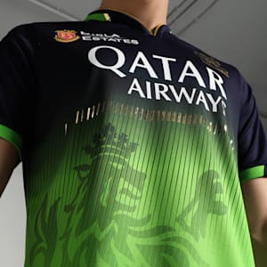 PUMA x RCB 2025 Men's Official Match Jersey, PUMA Navy-Parakeet Green, extralarge-IND