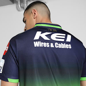 PUMA x RCB 2025 Men's Official Match Jersey, PUMA Navy-Parakeet Green, extralarge-IND