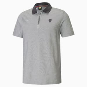メンズ フェラーリ スタイル 2 トーン ポロシャツ, PUMA Black
