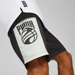 Posterize Mesh Basketball Shorts Men, PUMA Black