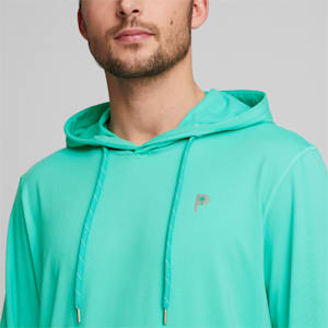 メンズ ゴルフ PUMA x PTC ミッドウェイト フーディー, AQUA GREEN
