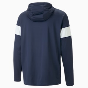 Mattr Colorblock Golf Hoodie Men, Navy Blazer-Bright White, extralarge-GBR