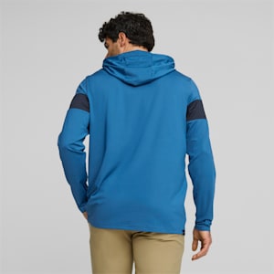 Mattr Colorblock Golf Hoodie Men, Lake Blue-Navy Blazer, extralarge-GBR