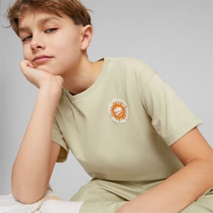 Downtown Big Kids' Graphic Tee, Granola