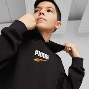 Downtown Hoodie Youth, PUMA Black