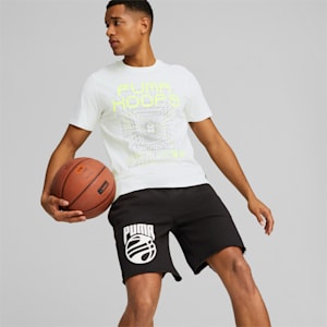 Game Plan Men's Regular Fit Basketball T-Shirt, PUMA White, extralarge-IND